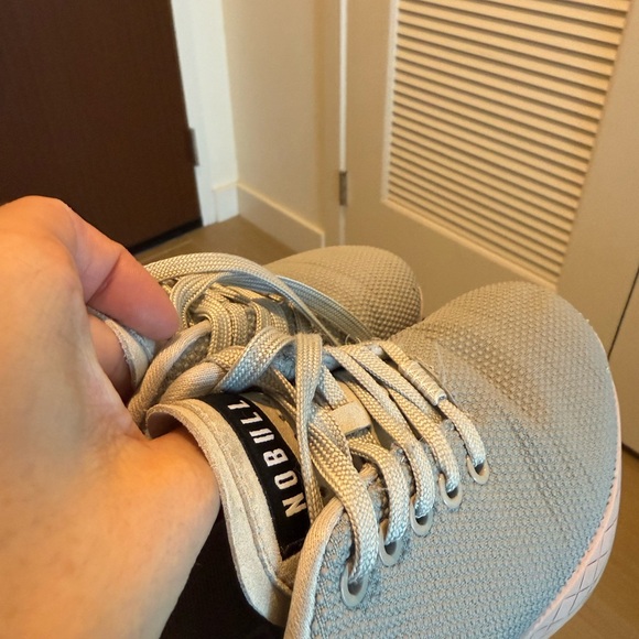 NOBULL Women's Gray and Pink Trainers, lifting athletic gym sneaker shoes - Picture 13 of 14